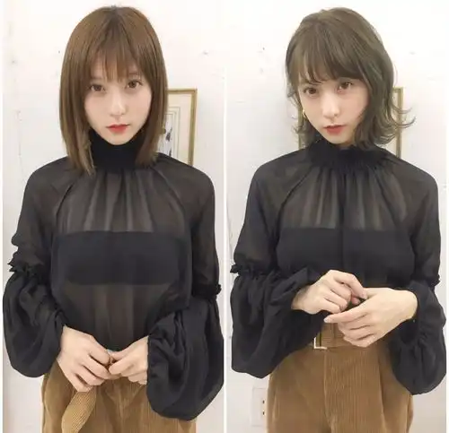短发小美女图片头像短发