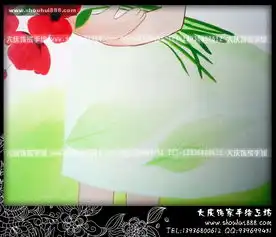 大庆手绘之捧花的小女孩
