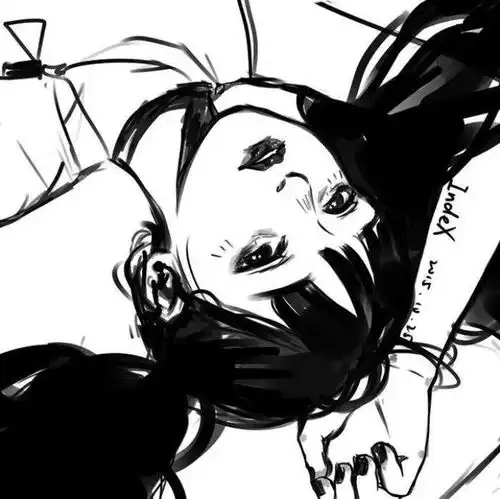 个性阴郁的纯黑色头像