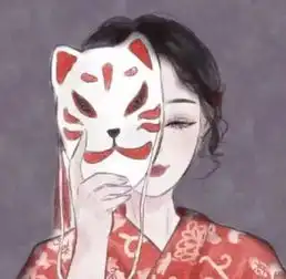 抽象搞怪头像女光影