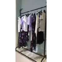 杭州18年夏款时尚女装品牌折扣洛可可连衣裙上衣裤子组合包库存货源分份批发图片大全