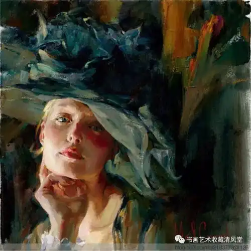 乌克兰绘画彩色的阳光鲜花一样的姑娘