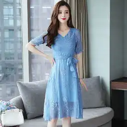 女人过了四十,建议穿这雪纺裙,清爽舒适真好看