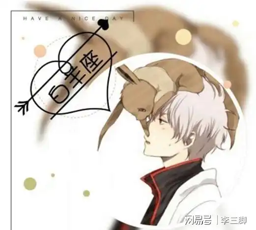 摩羯座动漫男生头像