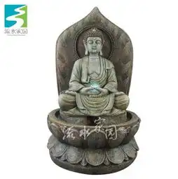 假山喷泉流水佛像招财转运风水球树脂工艺品水景盆景辟邪家居摆设专辑描述怎么写