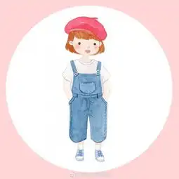 卡通小女孩头像超萌手绘2018最新现实太残忍世界太虚伪