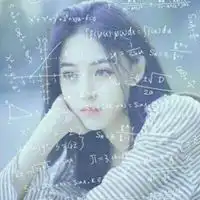 数学公式头像女唯美女生