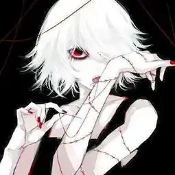 超级丧的动漫头像女二次元病娇血腥头像最恐怖