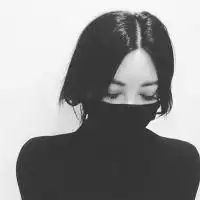 qq头像女生黑白孤傲高冷女生头像